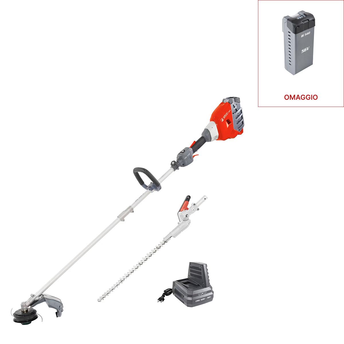 Decespugliatori a batteria DSi 530 D con batteria Bi 540, caricabatterie CRG 520, decespugliatore e tagliasiepi_1 | Efco