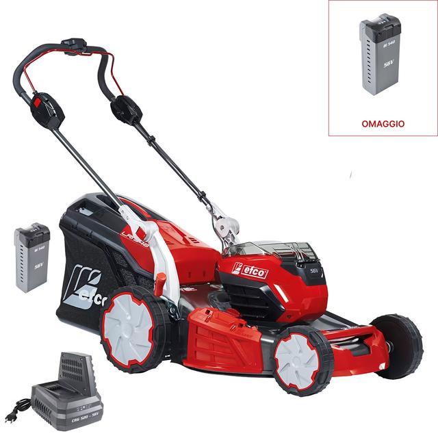 Tagliaerba a batteria LRi 548 P con batteria Bi 540 e caricabatterie CRG 520 | Efco
