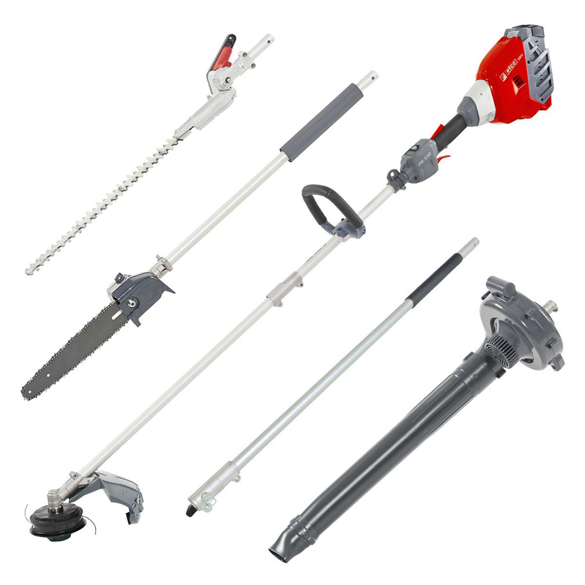 Battery-powered brushcutters DSi 530 D - Kit with 5 applications, Bi 540 battery and CRG 520 charger_1 | Efco