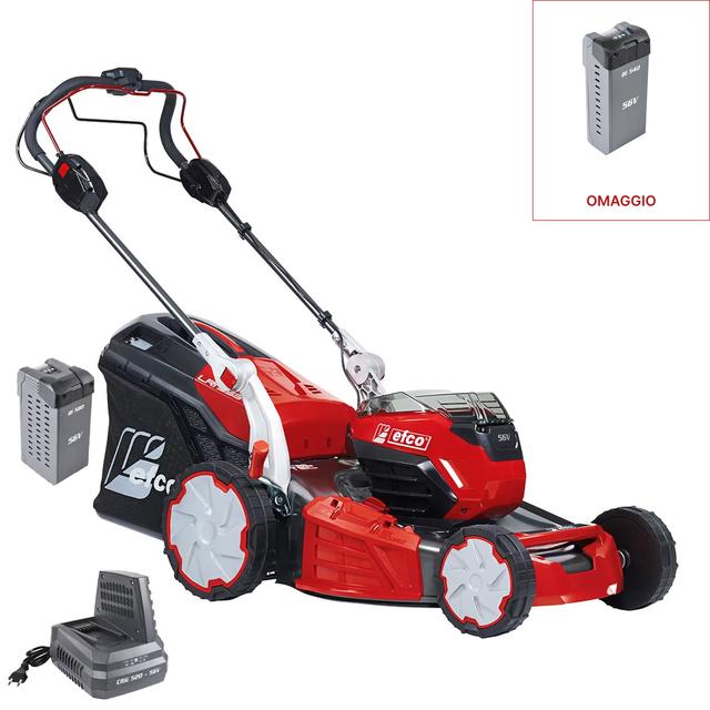 Tagliaerba a batteria LRi 553 V con batteria Bi 580 e caricabatterie CRG 520 | Efco