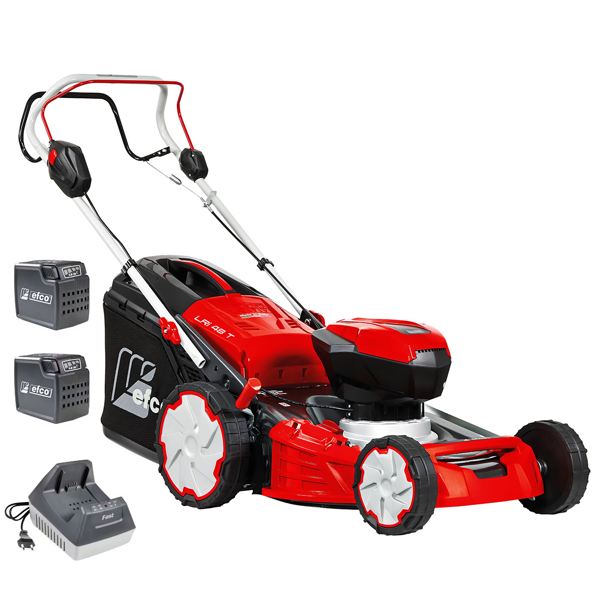 LRi 48 T con 2 batterie Bi 5,0 EF e caricabatterie FAST CRG | Efco