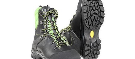 New chain-resistant forestry boots