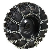 Pair of snow chains for 13 wheels 