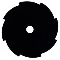 8-tooth blade in tempered steel Ø 255 mm