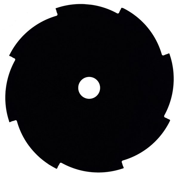 8-tooth blade in tempered steel Ø 255 mm