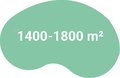 1400-1800 m² 1400-1800 m²